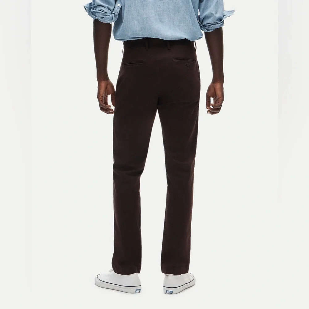 NWT J.Crew 484 Slim-Fit Stretch Chino Pant in Inky Mocha